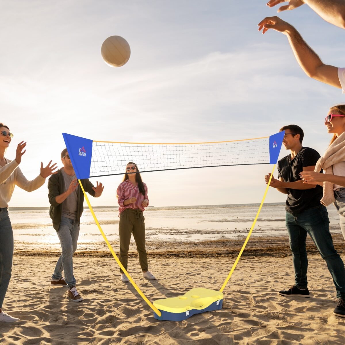 Nešiojamas badmintono tinklo komplektas su 4 raketėmis – Paveikslėlis 8