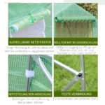 Plėvelinis šiltnamis su šlaitiniu stogu, 450x300x205 cm – Paveikslėlis 7