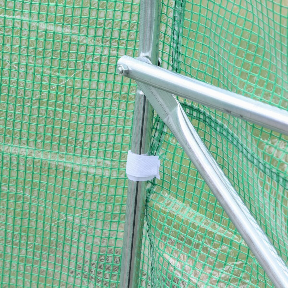 Plėvelinis šiltnamis su šlaitiniu stogu, 450x300x205 cm – Paveikslėlis 9