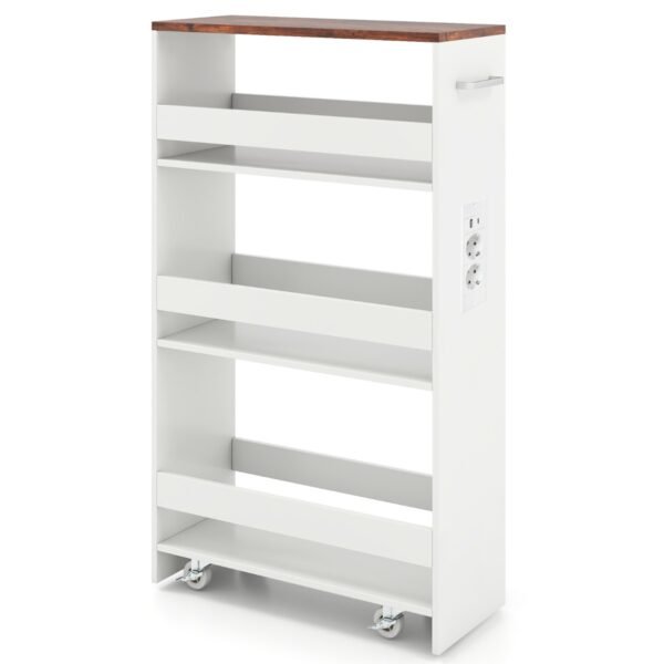 Plonas laikymo vežimėlis su įkrovimo stotele (Kaimiška ruda)