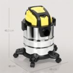 Pramoninis drėgno ir sauso valymo dulkių siurblys su pūstuvo funkcija ir triguba filtravimo sistema – Paveikslėlis 3