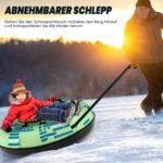 Pripučiamas sniego ratas su tempimo virve ir pompa (Tamsiai žalia) – Paveikslėlis 4