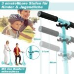 Reguliuojamo aukščio sulankstomas paspirtukas vaikams (Turkio) – Paveikslėlis 4