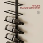 Metalinė sieninė vyno lentyna 10 butelių – Paveikslėlis 6