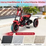 Stabilus vaikiškas triratukas su pedalais (Raudona) – Paveikslėlis 4