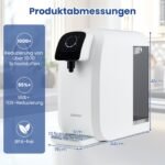 Stalo vandens filtravimo sistema su atvirkštiniu osmosu ir UV šviesa (Balta) – Paveikslėlis 2