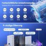 Stalo vandens filtravimo sistema su atvirkštiniu osmosu ir UV šviesa (Balta) – Paveikslėlis 5