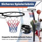 Standartinis krepšinio lankas su tinklu Ø45 cm (Juoda) – Paveikslėlis 5