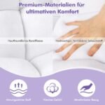 Sulankstoma reguliuojamo atlošo grindų kėdė-sofa (Balta)