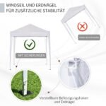 Sulankstomas 2x2 m paviljonas su nuimamomis šoninėmis sienomis – Paveikslėlis 5