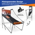 Sulankstomas arkadinis krepšinio žaidimas su elektronine taškų skaičiavimo sistema (Juoda)