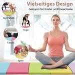 Sulankstomas gimnastikos kilimėlis su 5 segmentais ir rankenomis (Daugiaspalvė) – Paveikslėlis 3