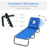 Sulankstomas saulės gultas su veido anga – Paveikslėlis 4