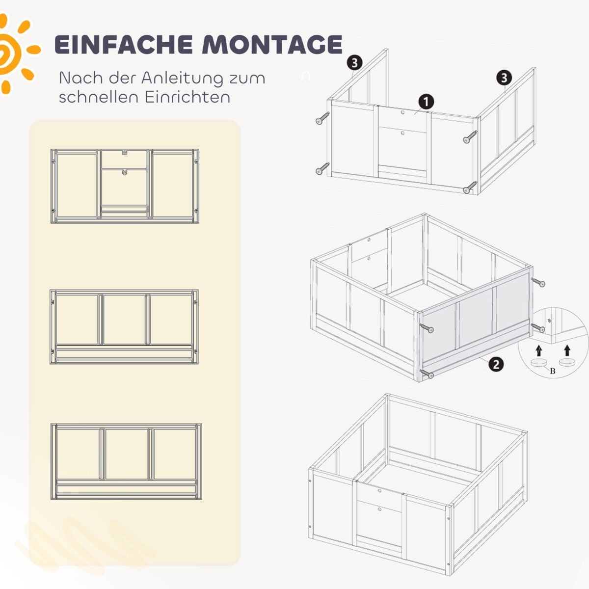 Vados dėžė mažiems ir vidutiniams šunims su reguliuojamu įėjimu ir neslystančiais padukais – Paveikslėlis 6