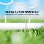 Tvirti futbolo vartai jaunimui su taikiniu