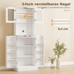 Virtuvės spintelė su darbo paviršiumi ir reguliuojama lentyna – Paveikslėlis 5