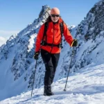 Greitai reguliuojamos sulankstomos trekingo lazdos (Geltona) – Paveikslėlis 9