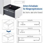Mobili rakinama dokumentų spintelė – Paveikslėlis 7