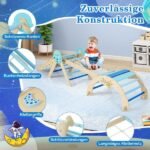 Montessori sulankstomas 3-in-1 kopimo rinkinys su lanku ir rampa (Natūrali) – Paveikslėlis 4