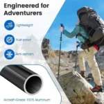 Reguliuojamos sulankstomos greito fiksavimo trekingo lazdos (Mėlyna) – Paveikslėlis 10