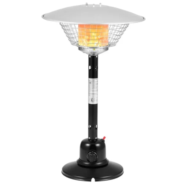 Stalinis terasos šildytuvas su 3200 W galia ir apsauga nuo perkaitimo (Juoda)