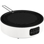 2-in-1 keraminė kaitlentė su grilio funkcija ir LED ekranu