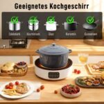 Keraminė kaitlentė su grilio funkcija ir LED ekranu 2-in-1 – Paveikslėlis 5