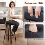 2 vnt. pasukamos baro kėdės su dirbtinės odos apmušalu, paminkštinta sėdyne ir paminkštintu atlošu – Paveikslėlis 5