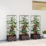 3 dalių aukštų lysvių rinkinys su grotelėmis – Paveikslėlis 2