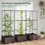 3 dalių aukštų lysvių rinkinys su grotelėmis – Paveikslėlis 4