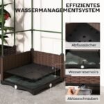 3 dalių aukštų lysvių rinkinys su grotelėmis – Paveikslėlis 6