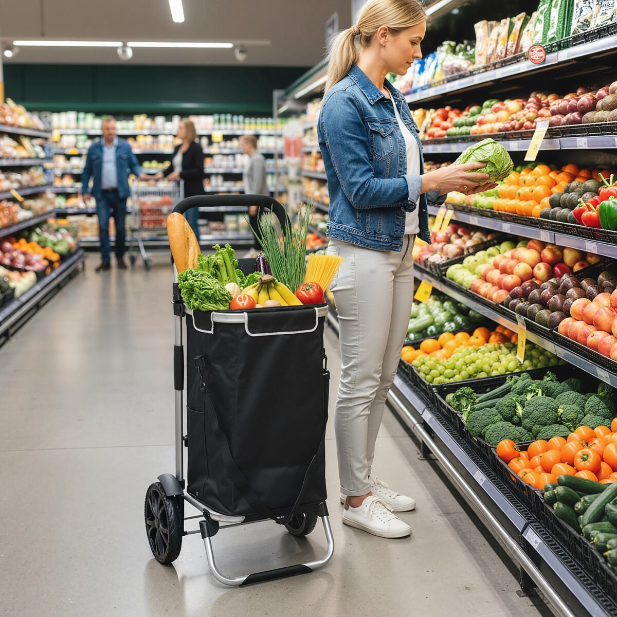 Pirkinių vežimėlis su termo skyriumi 3-in-1 – Paveikslėlis 2