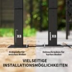 3 x 3 m Sodo pergola su ištraukiamu stogu – Paveikslėlis 6