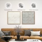 3D Geometrinė Sienų Dekoracija 2 dalių komplektas – Paveikslėlis 6