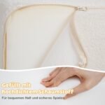 5 dalių putplasčio blokelių žaidimų rinkinys vaikams su kamuoliukų baseinu (Smėlio) – Paveikslėlis 5