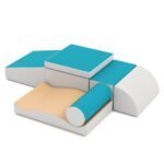 7 dalių minkštų putplasčio blokelių rinkinys laipiojimui ir žaidimams (Žalia)