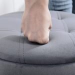 Aksominė baro kėdė su daiktadėže – Paveikslėlis 9