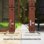 Aliuminio pergola su reguliuojamu stogu 3x3 m – Paveikslėlis 6
