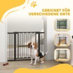 Apsauginiai varteliai šunims, reguliuojamo pločio 76-104 cm, montuojami be gręžimo – Paveikslėlis 8