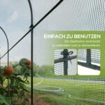 Augalų apsaugos tinklas su metaliniu karkasu ir užtrauktuku 3 x 1 x 1,5 m – Paveikslėlis 5