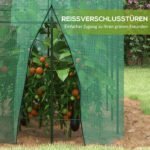 Augalų apsaugos tinklas su metaliniu karkasu ir užtrauktuku 3 x 1 x 1,5 m – Paveikslėlis 7