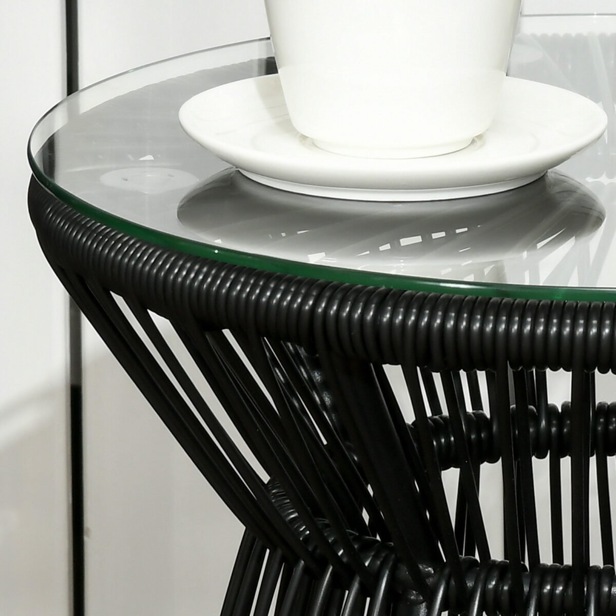 Boho stiliaus PE ratano sodo staliukas – Paveikslėlis 7