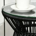 Boho stiliaus PE ratano sodo staliukas – Paveikslėlis 7