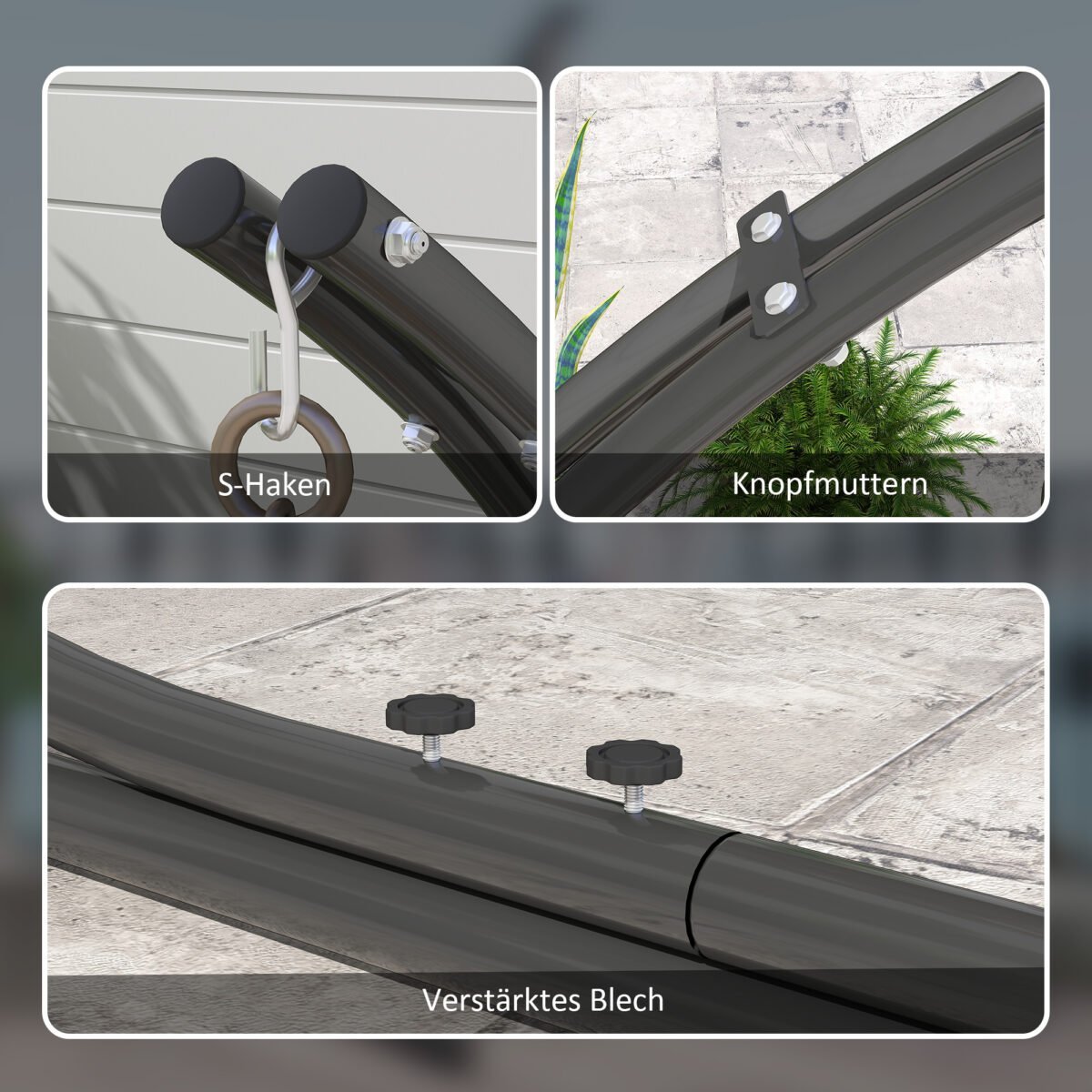 C formos pakabinamo krėslo stovas iki 150 kg – Paveikslėlis 7