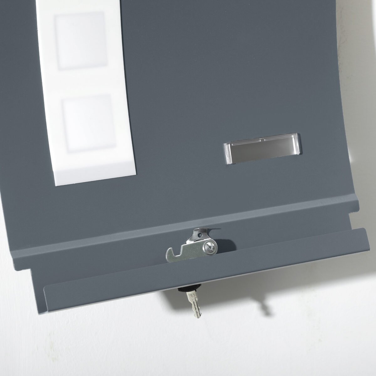 Cinkuoto plieno rakinama pašto dėžutė su 30 cm ilga anga – Paveikslėlis 9