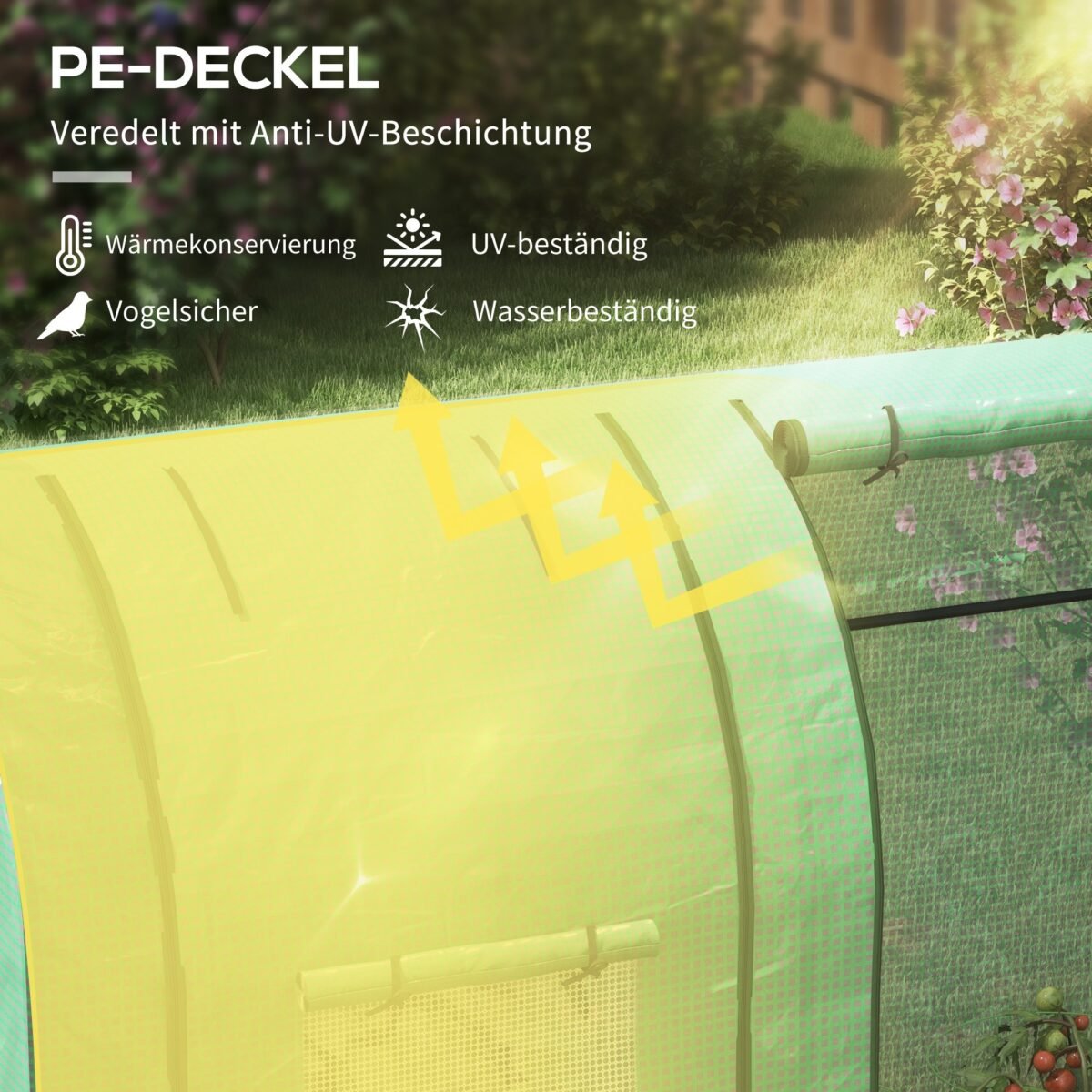 Dviejų zonų šiltnamis su susukamomis durimis – Paveikslėlis 5