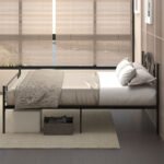 Dvigulis plieninis lovos rėmas su erdve po lova daiktadėžėms – Paveikslėlis 7