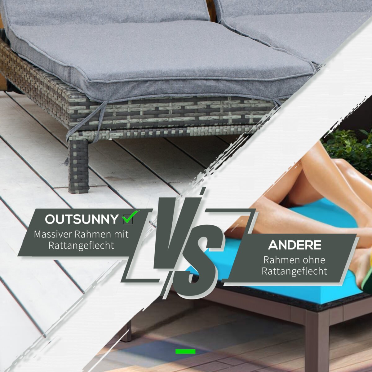 Dvigulis poliratano sodo gultas su 5 padėčių reguliuojamu atlošu – Paveikslėlis 8