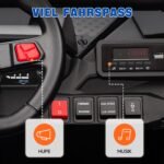 Dvivietis vaikiškas elektromobilis UTV su nuotolinio valdymo pultu