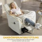 Elektrinis atlošiamas poilsio krėslas su supimo ir pasukimo funkcijomis – Paveikslėlis 7